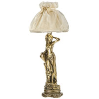 Настольная лампа Девушка с кувшином жемчуг