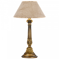 Настольная лампа Колонна испанская бронза лайт 