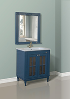Мебель для ванной Милана blue