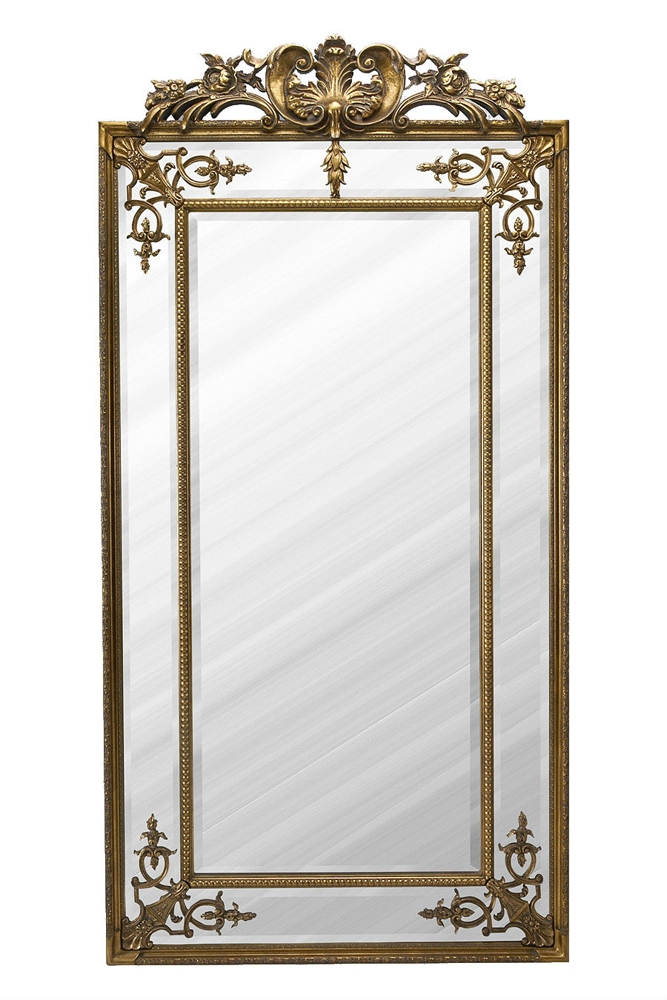 Напольное зеркало Пабло золото 